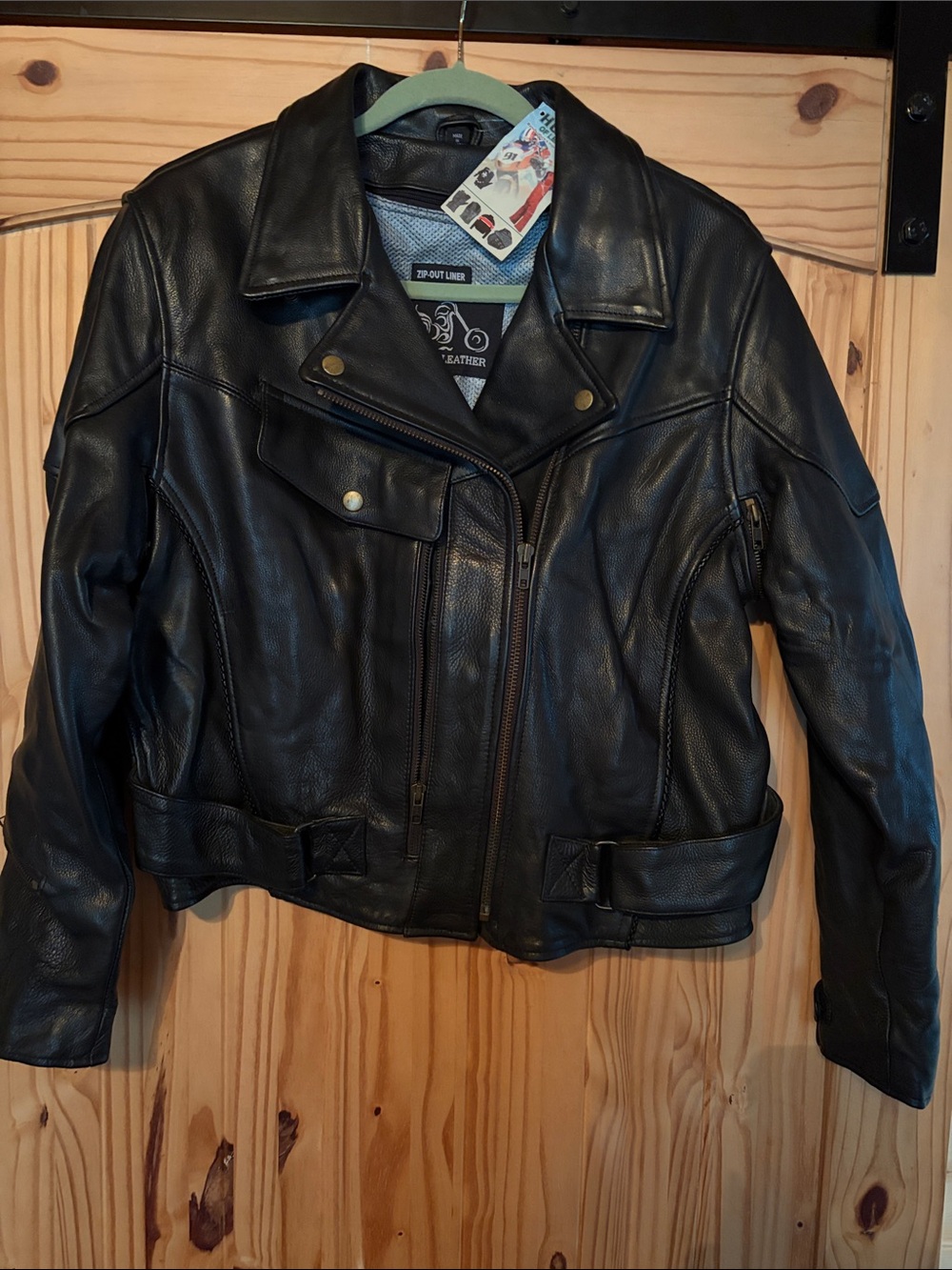 Classic Black Leather Moto Jacket House Of Leather